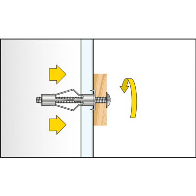 KOŁEK METALOWY DO G-K 4MM DO PŁYT 18-24MM /opk=100szt./ 9424HRM CELO (9424HRM)